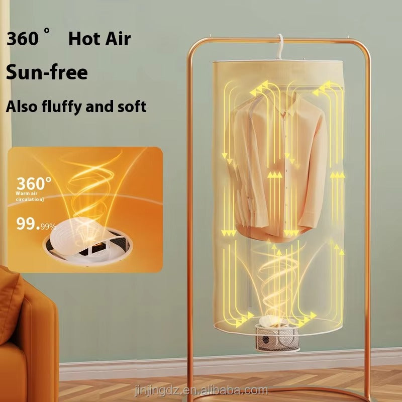 Laundry Day Just Got a Turbo Boost! Portable Clothes Dryer
