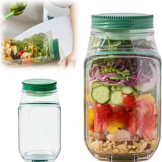 Reusable Salad Jar – Modern Portable Food Storage